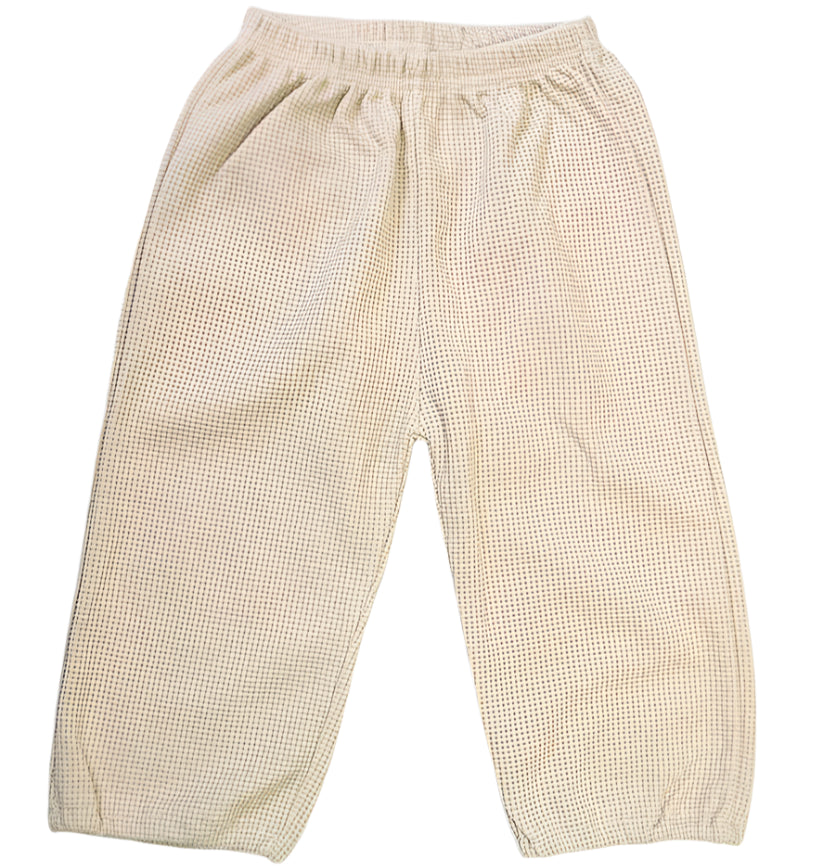 Moss Kids - Island Check Pants | Beige