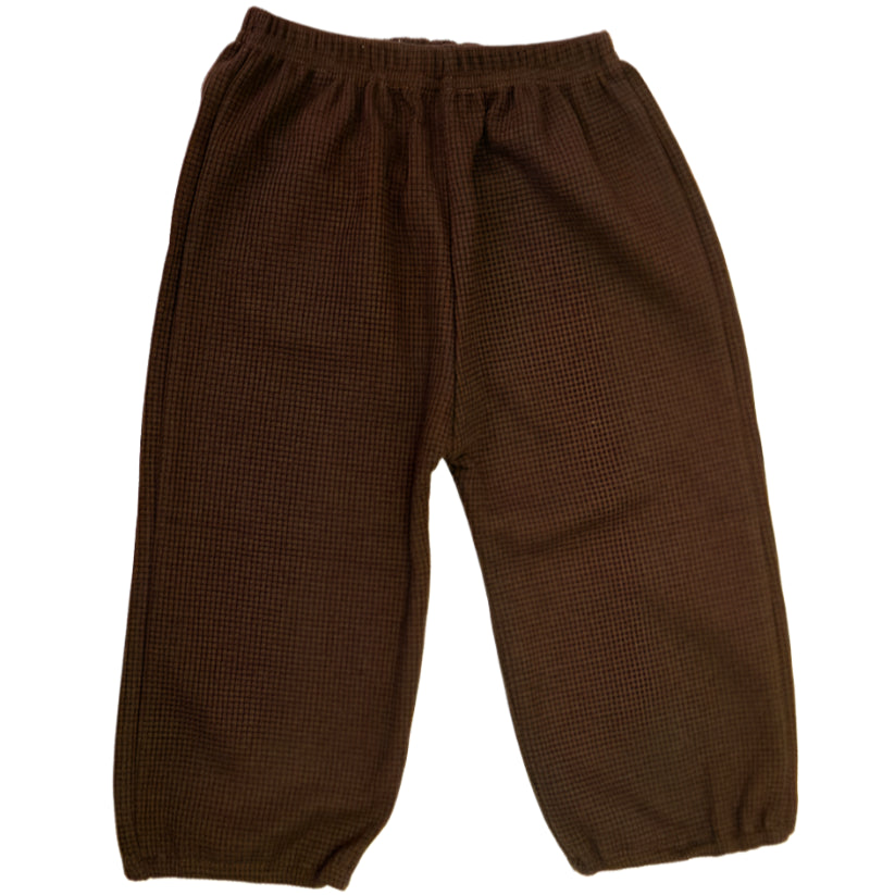 Moss Kids - Island Check Pants | Brown