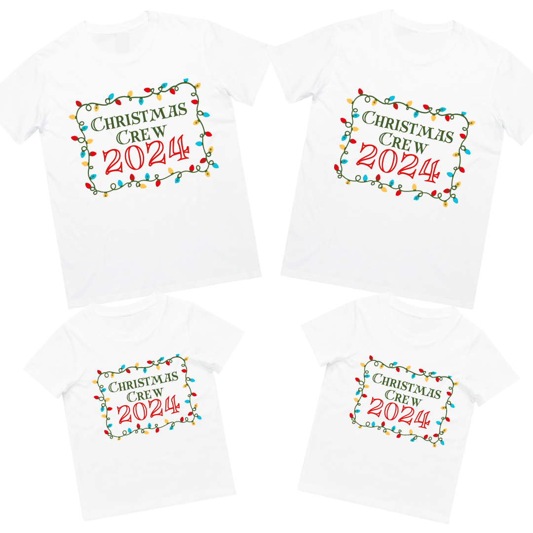 MLW By Design - Matching Christmas Crew 2024 Tees | Various Colours