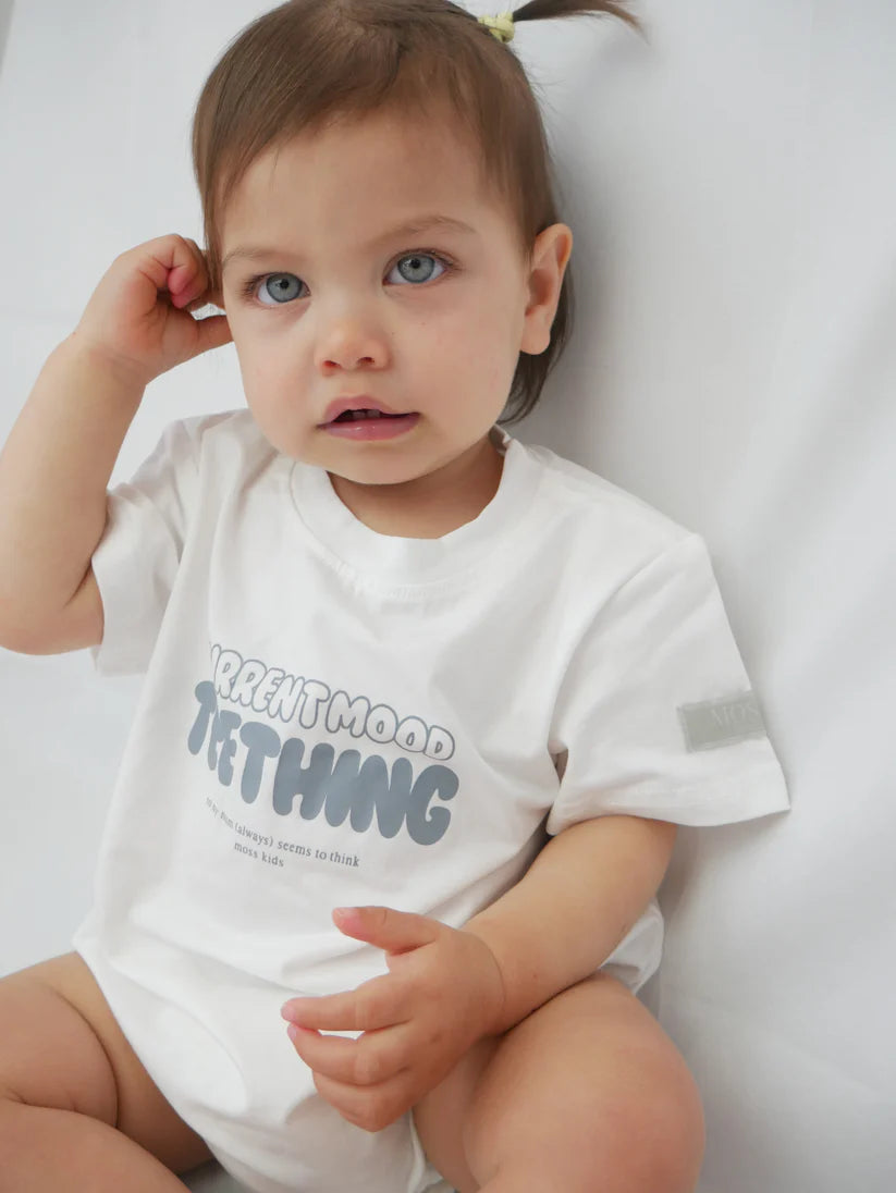 Moss Kids - Current Mood Romper | Teething