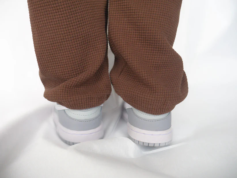 Moss Kids - Island Check Pants | Brown