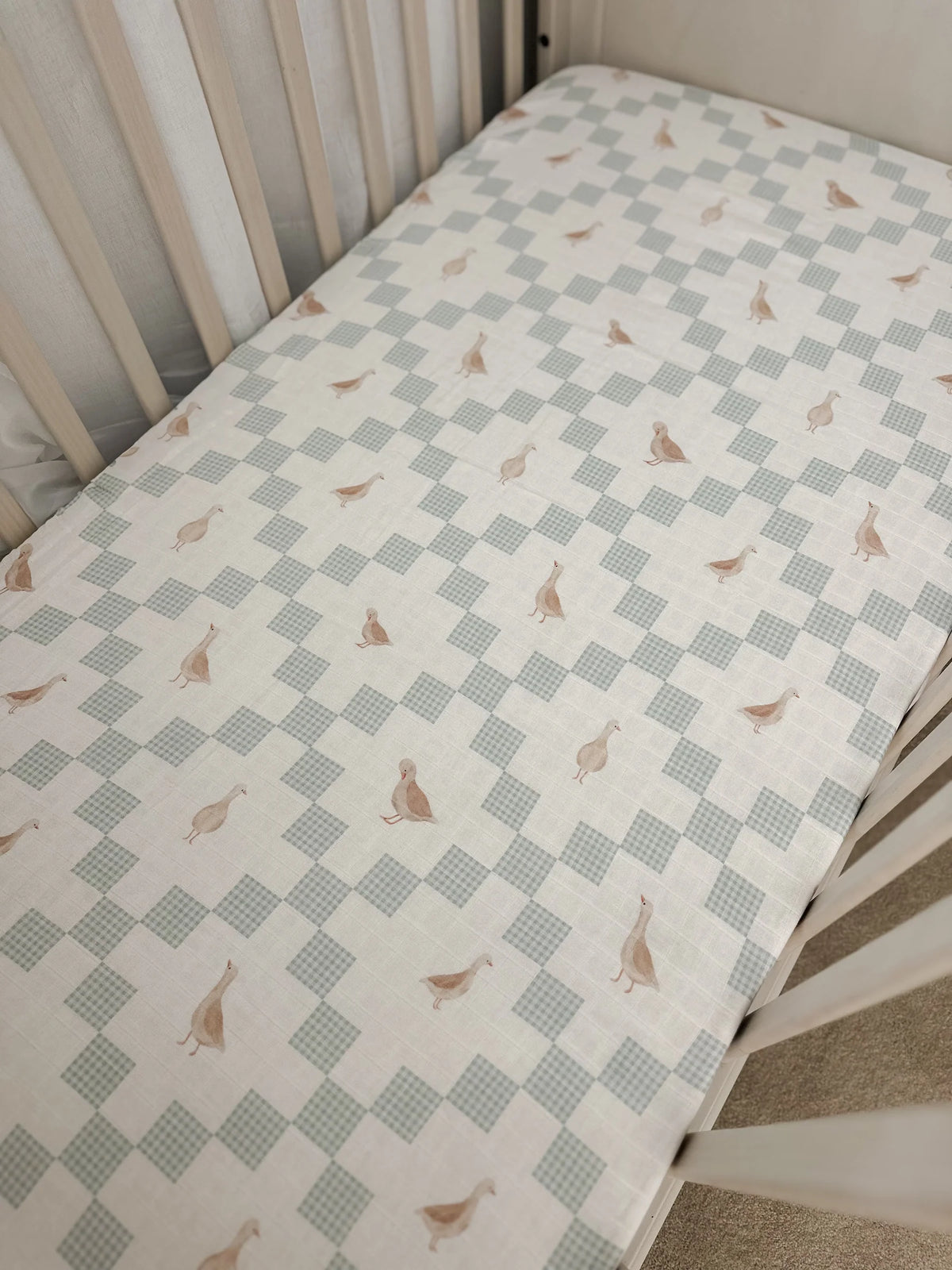 Pop Ya Tot - Fitted Cot Sheet | Goosey Gander