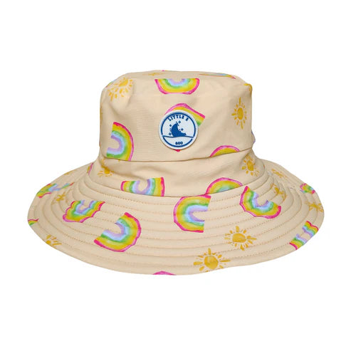 Little E & Co - Reversible Swim Hat | Rainbows