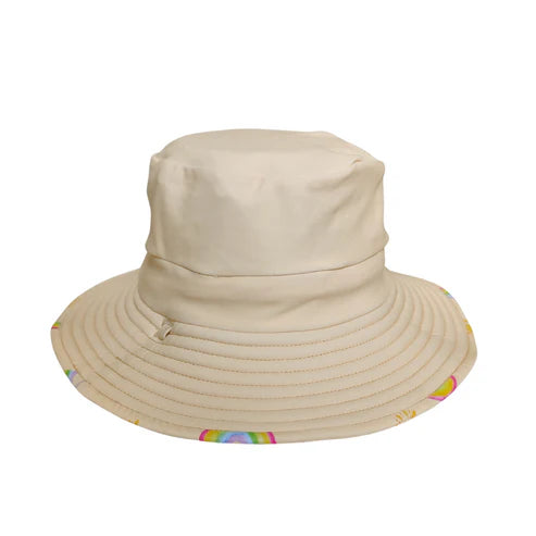 Little E & Co - Reversible Swim Hat | Rainbows