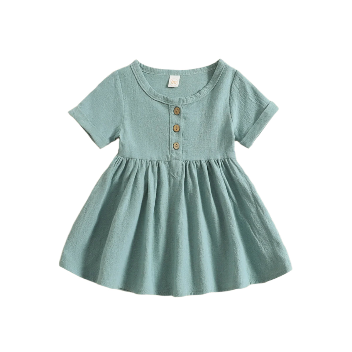 Baby Button Dress | 3 Colours