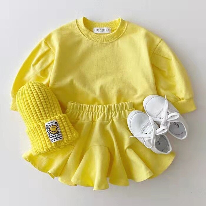 Sweatshirt & Skirt Set | 3 Colours