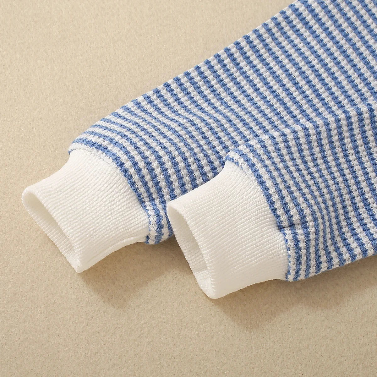 Waffle Stripe Pocket Set | Blue