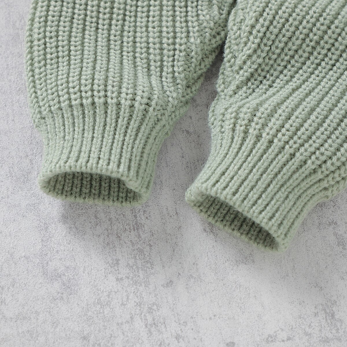 Knitted Pants & Jumper Set | Sage