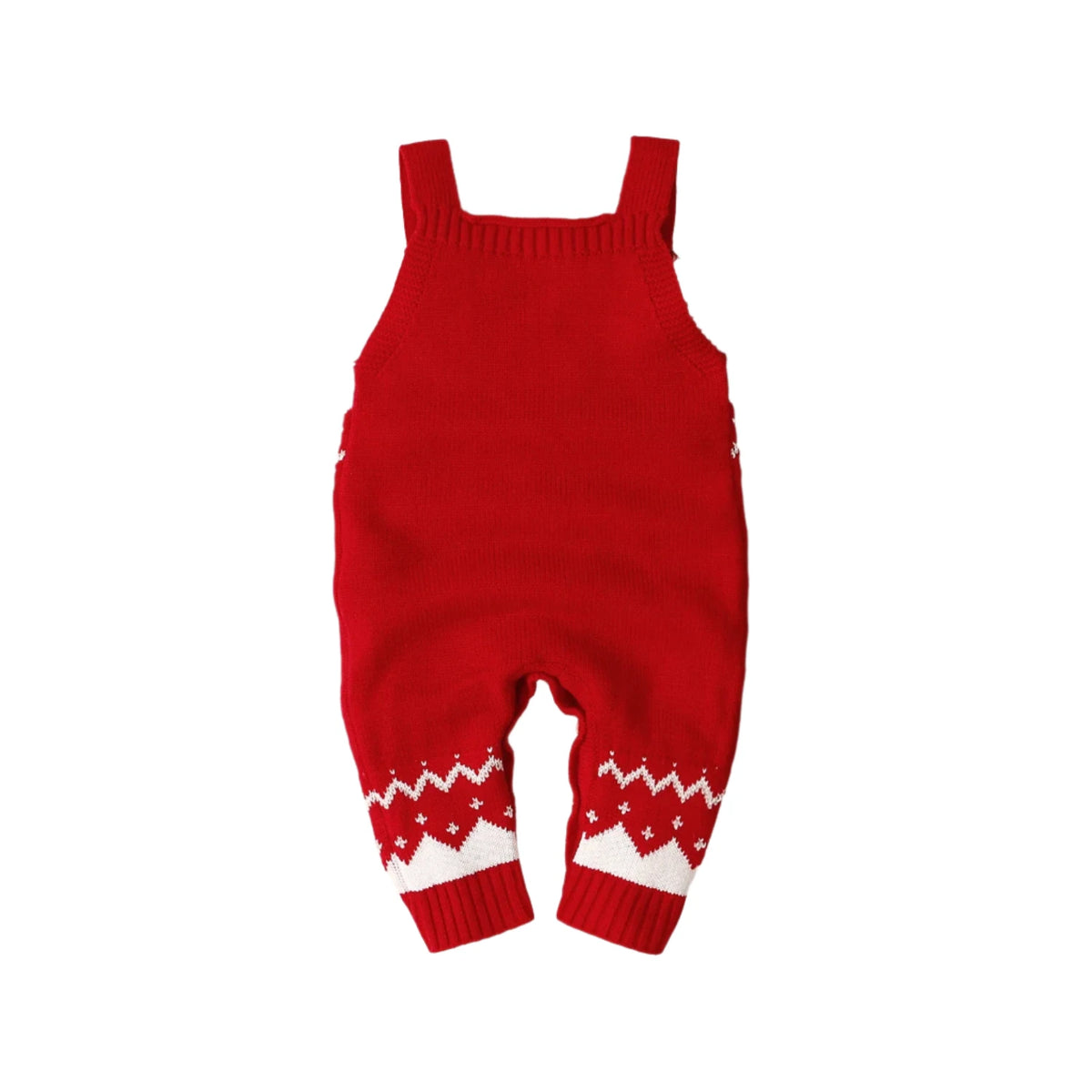 Reindeer Knit Jumpsuit | Red (CLEARANCE)