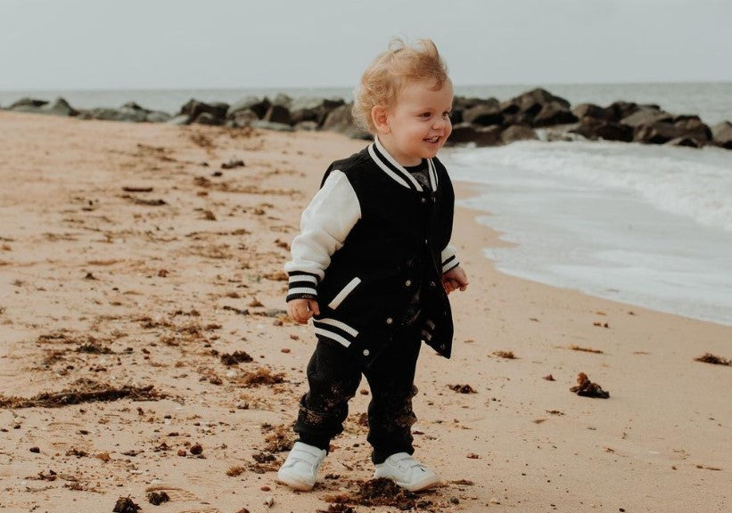 Baby boy hot sale letterman jacket