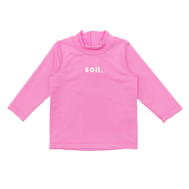 Soll. The Label - Long Sleeve Swim Vest | Pink