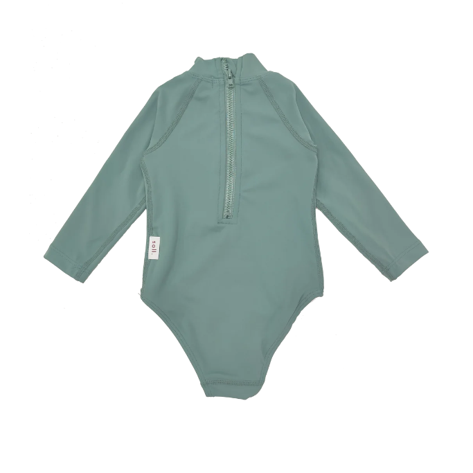 Soll. The Label - Soll Swim Long Sleeve One Piece | Sage