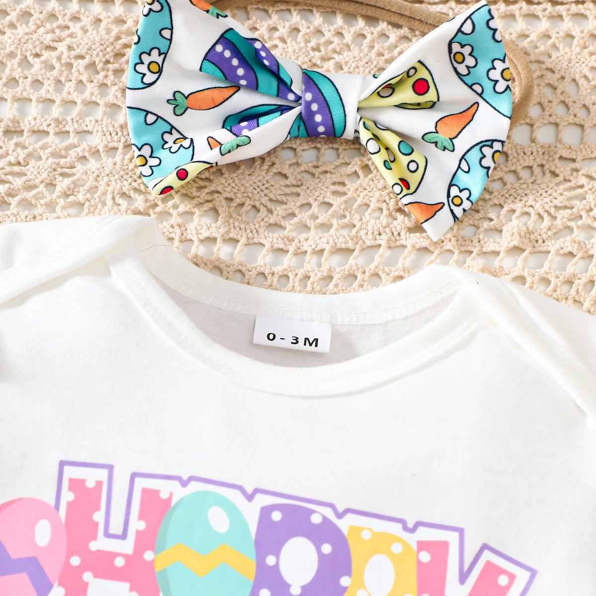 Hoppy Easter Bloomers Set | White