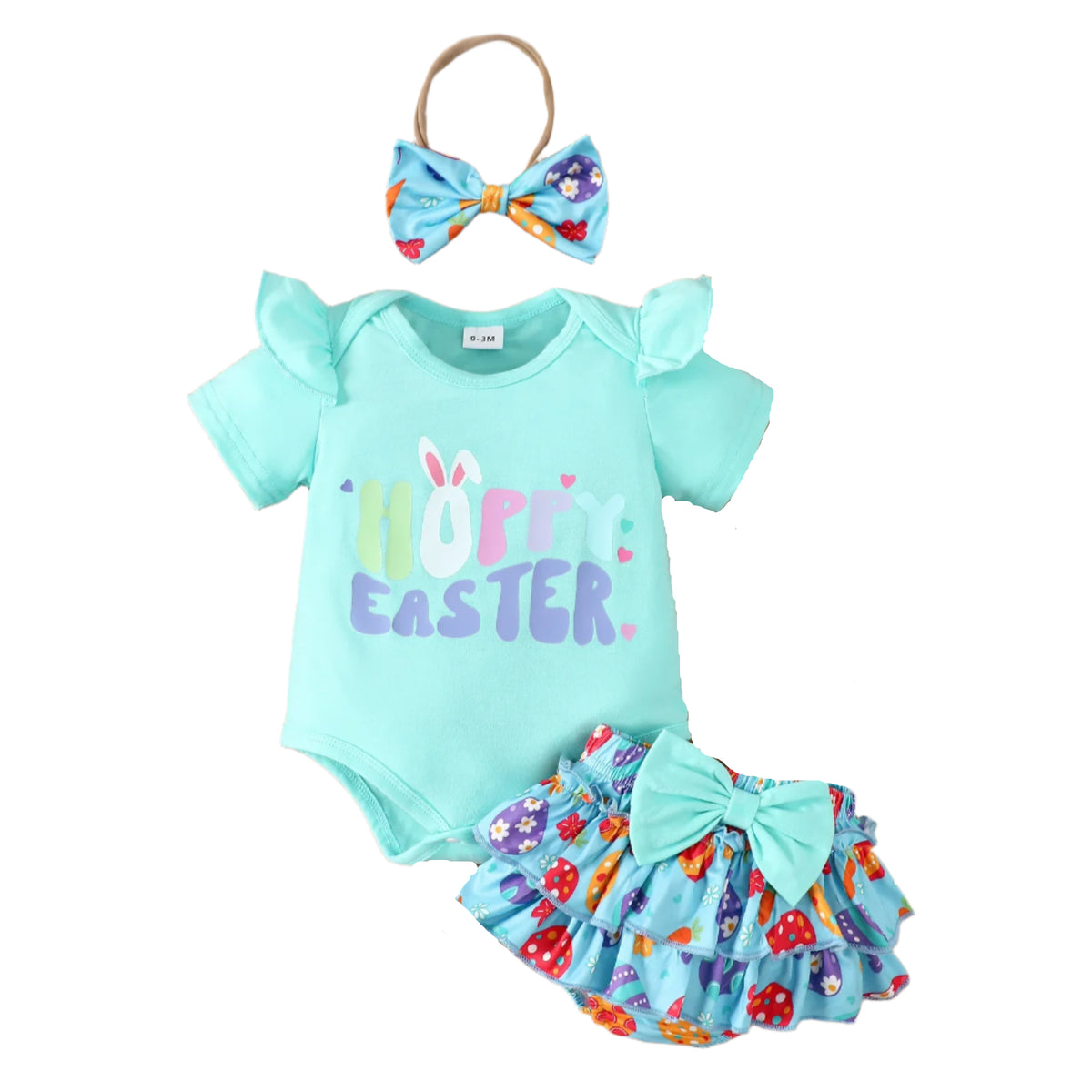 Hoppy Easter Bloomers Set | Blue