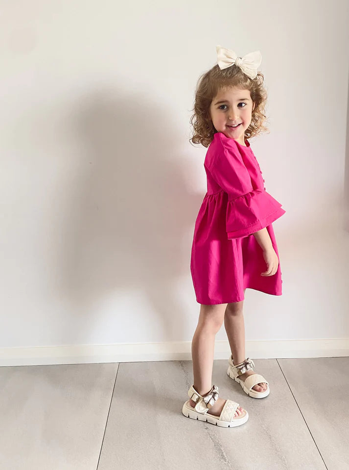 Small Land - Sienna Raspberry Rose Dress