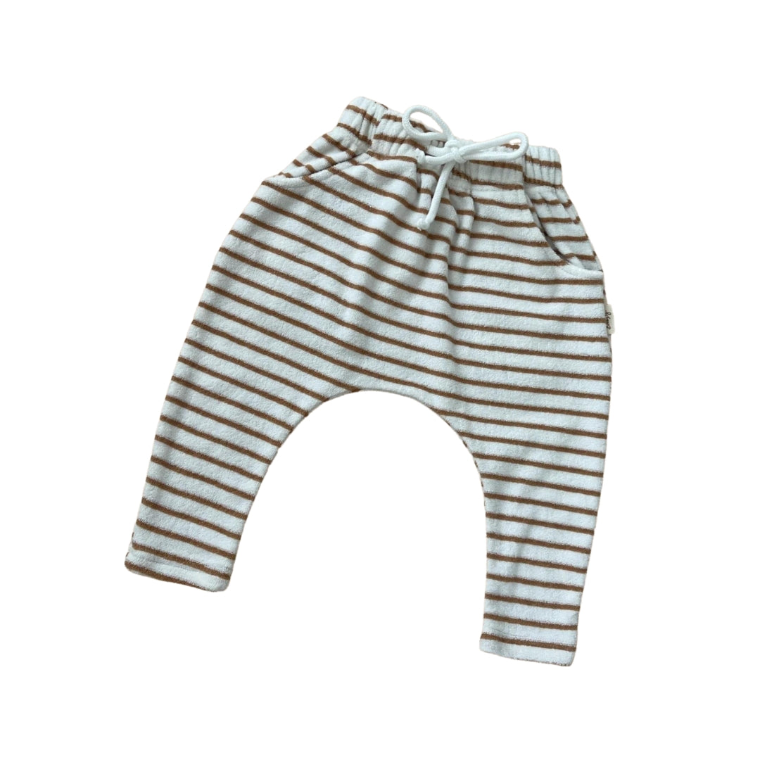 Bobby G Baby Wear - Bobby Pant | Caramel Stripes