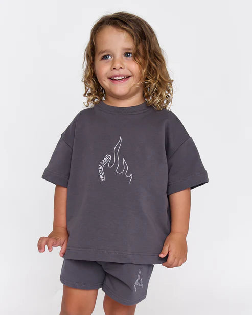 Wilx - Flame Shirt | Charcoal