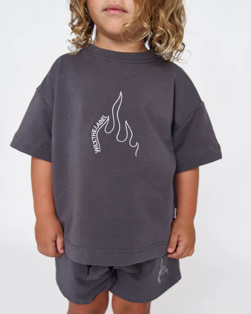 Wilx - Flame Shirt | Charcoal