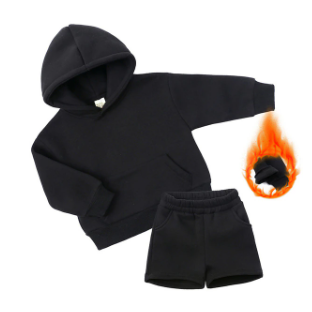 Shorts Tracksuit Set | Black