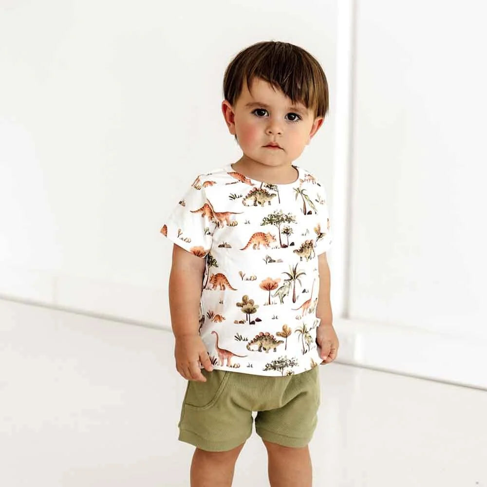 Snuggle Hunny Kids - Short Sleeve Organic T-Shirt | Dino