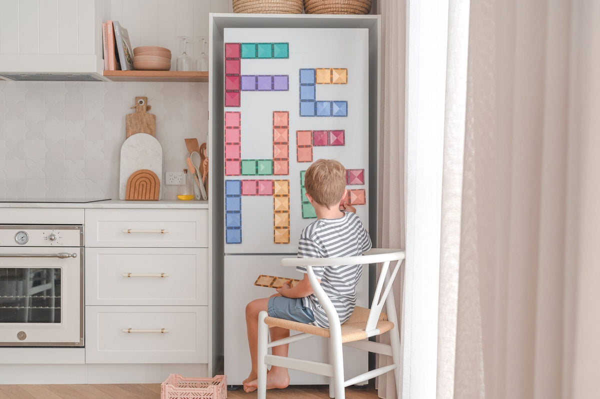 Connetix Tiles - 24 Piece Pastel Rectangle Pack