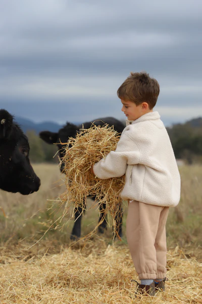 All Fenix - Mini Cosy Fleece Jumper | Clay