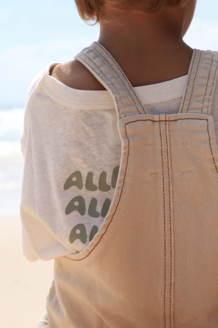 All Fenix - Mini Denim Overalls | Sand