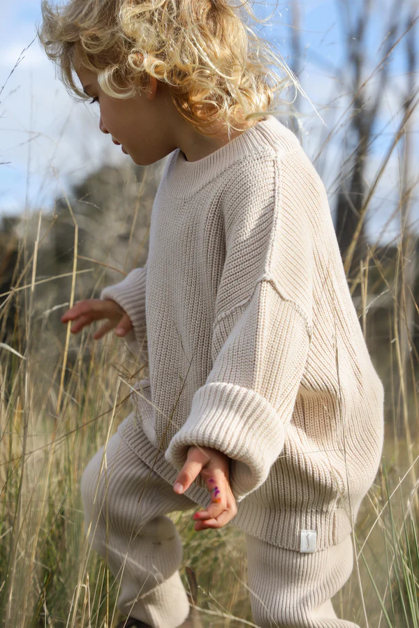 All Fenix - Mini Seam Knit Jumper | Clay