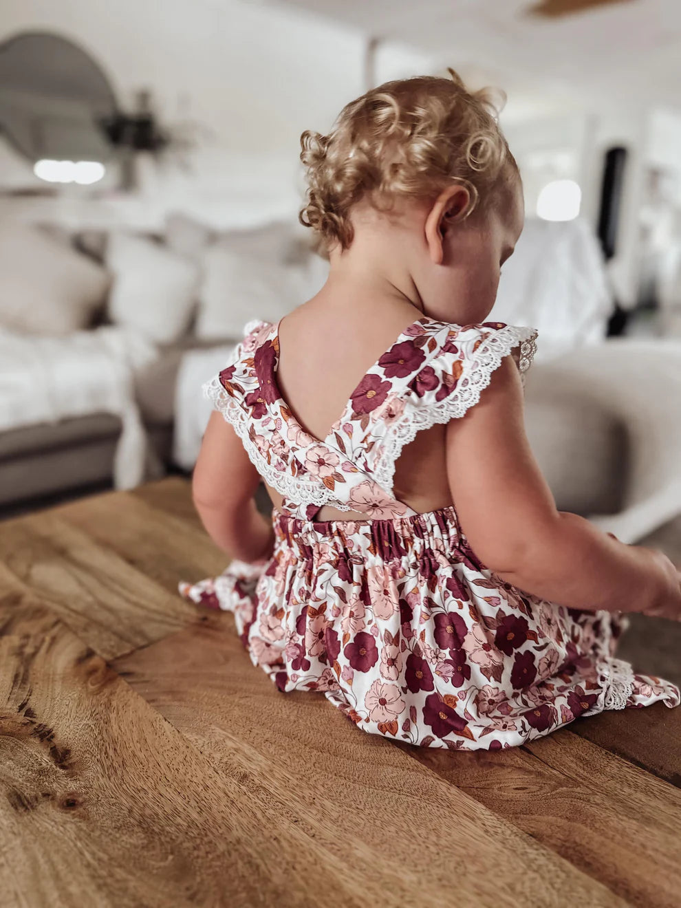 Ruby & Elle - Berry Bloom Pinafore