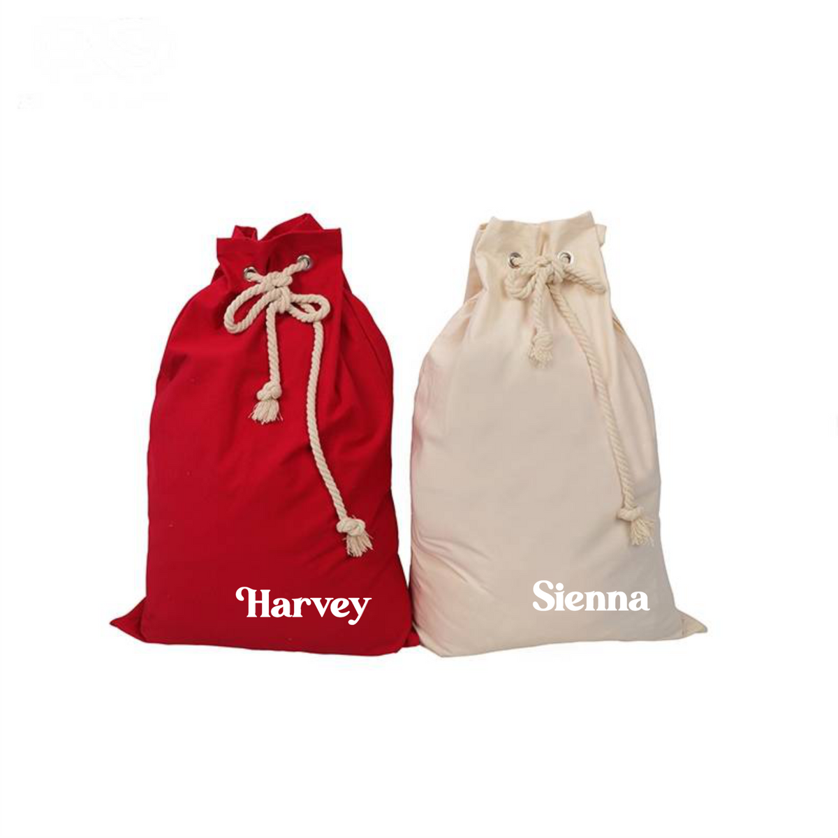 Timber Tinkers - Personalised Canvas Santa Sack | Various Colours