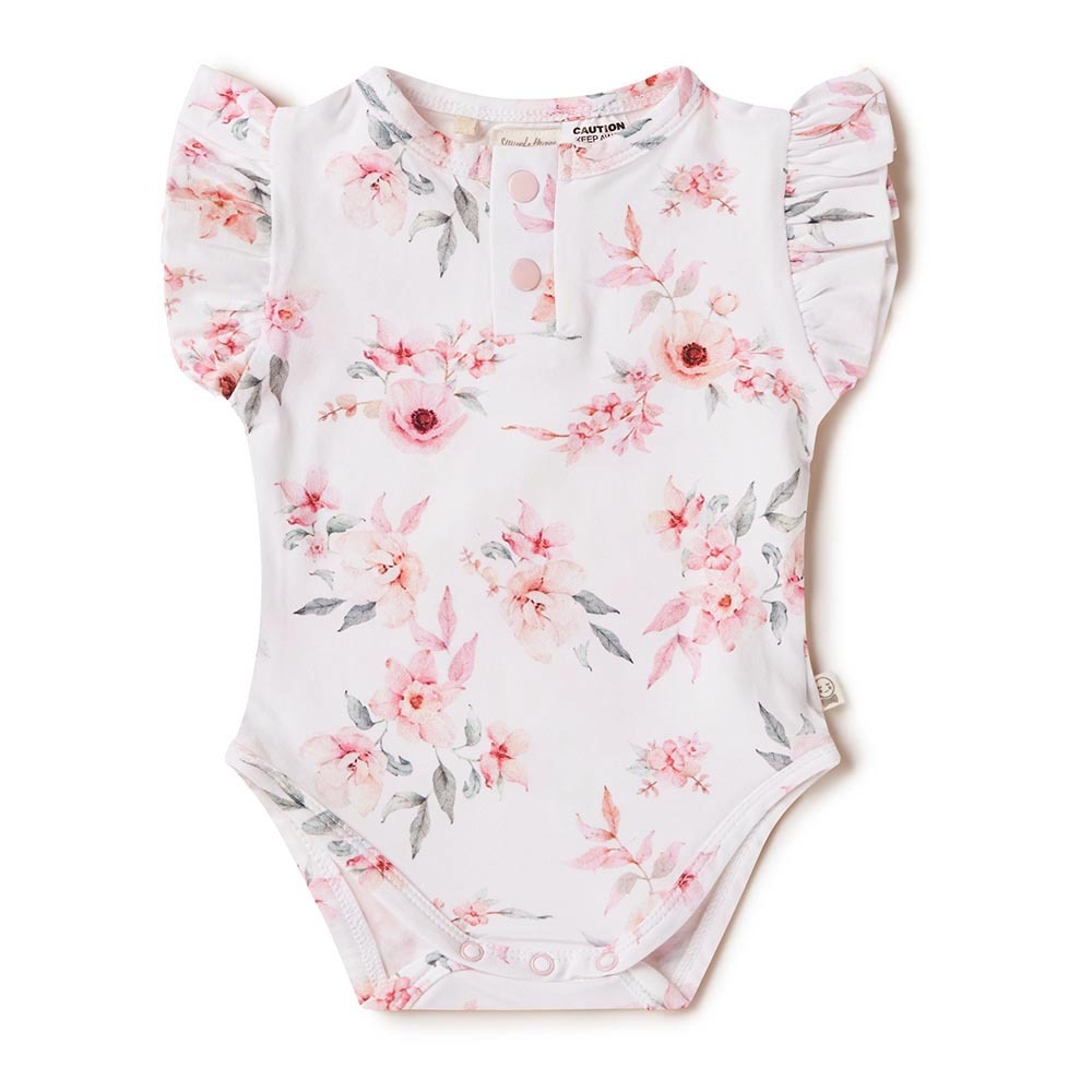 Snuggle Hunny Kids - Short Sleeve Organic Bodysuit | Camille