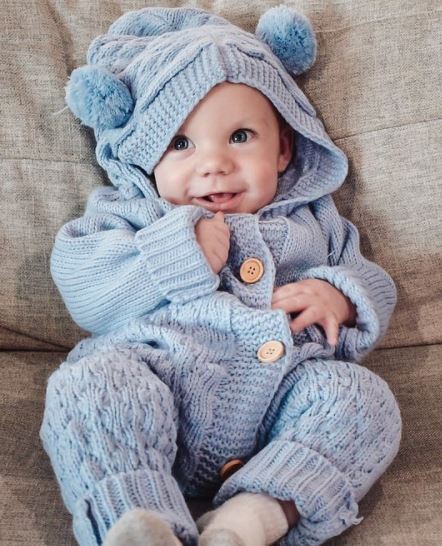 Baby in hot sale bear onesie