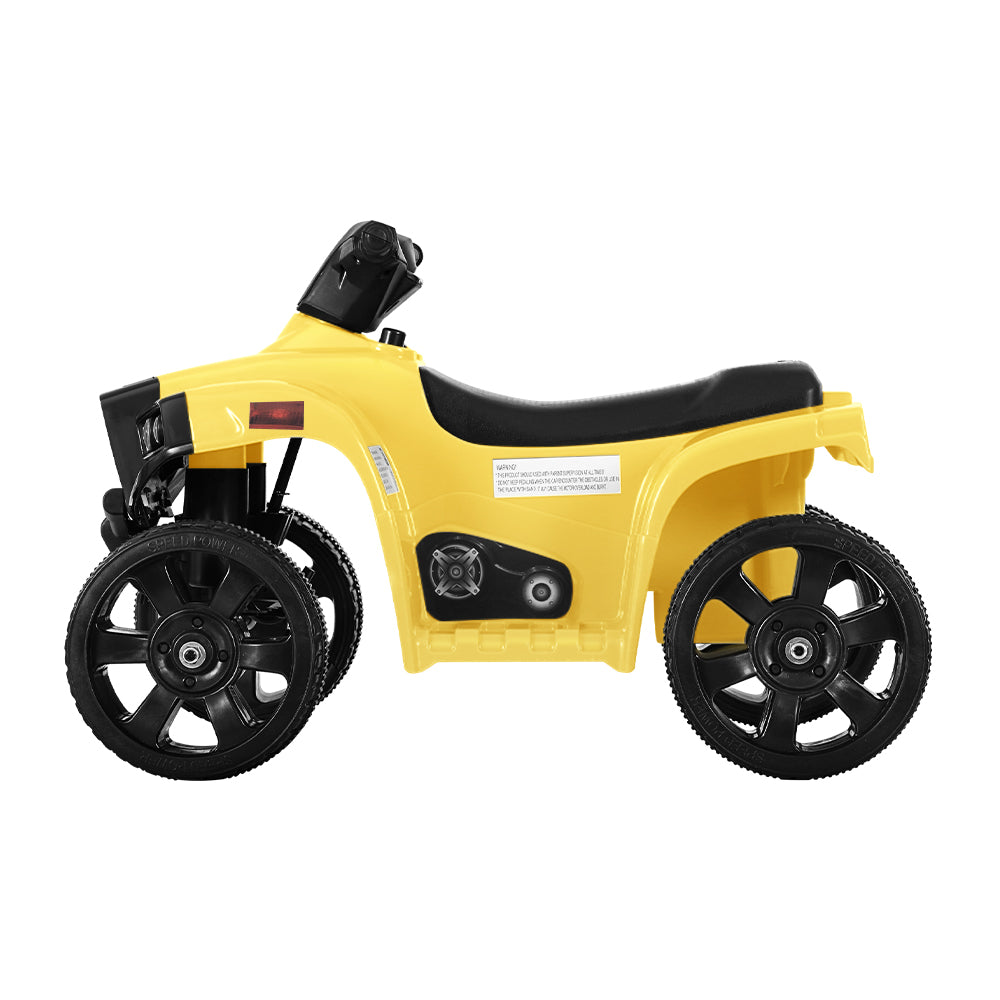 Ride On ATV Electric Quadbike Toy - Yellow