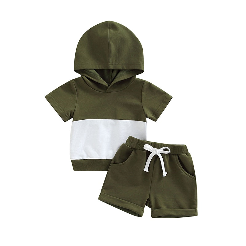 Green hot sale baby hoodie