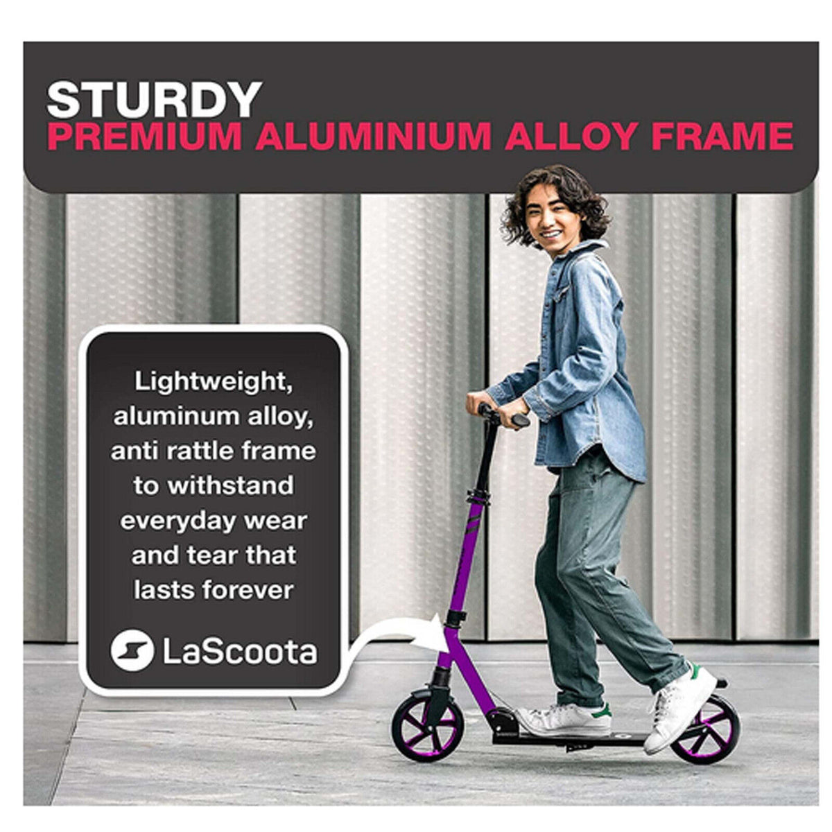 Lascoota Pulse Scooter | Plum