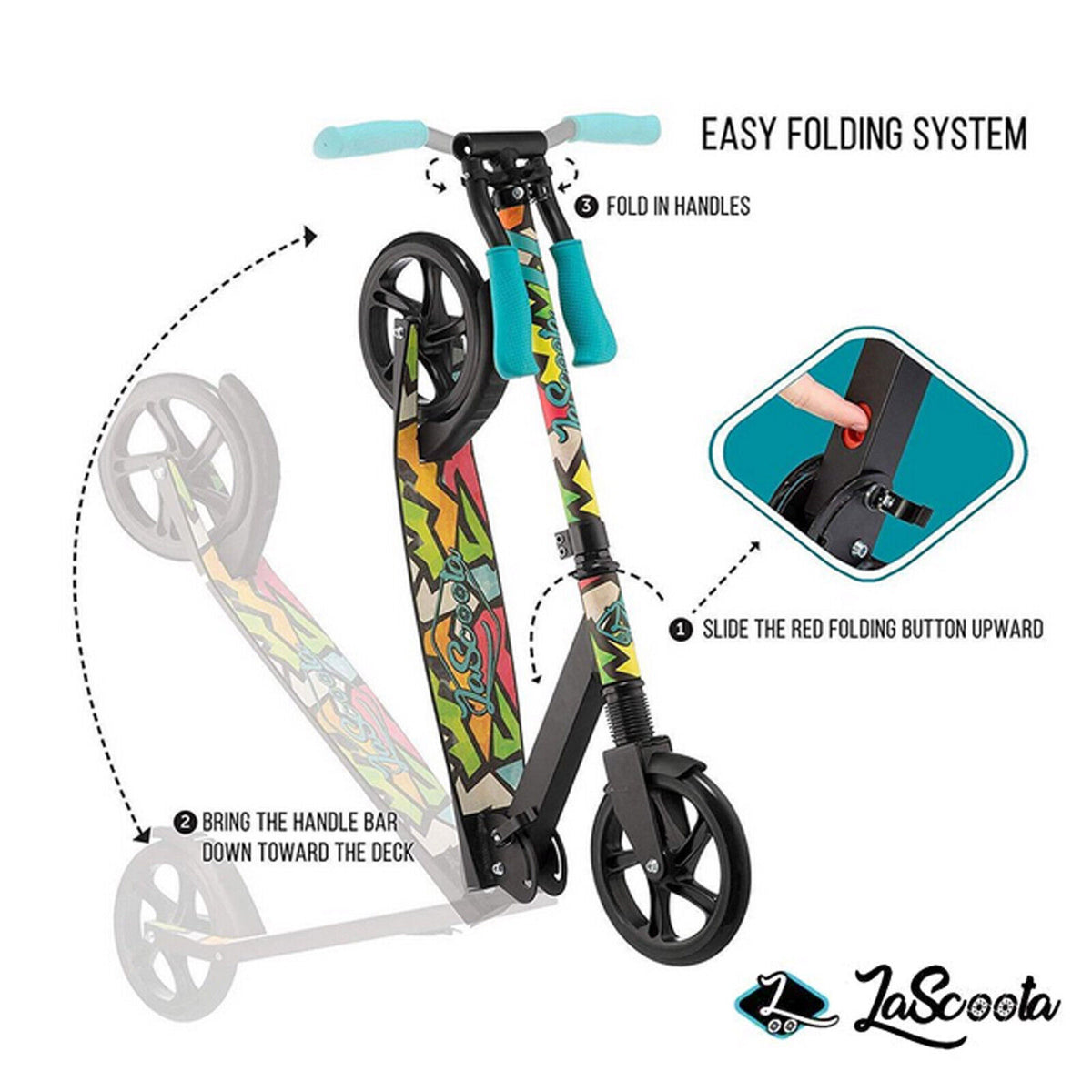 Lascoota Pulse Scooter | Black