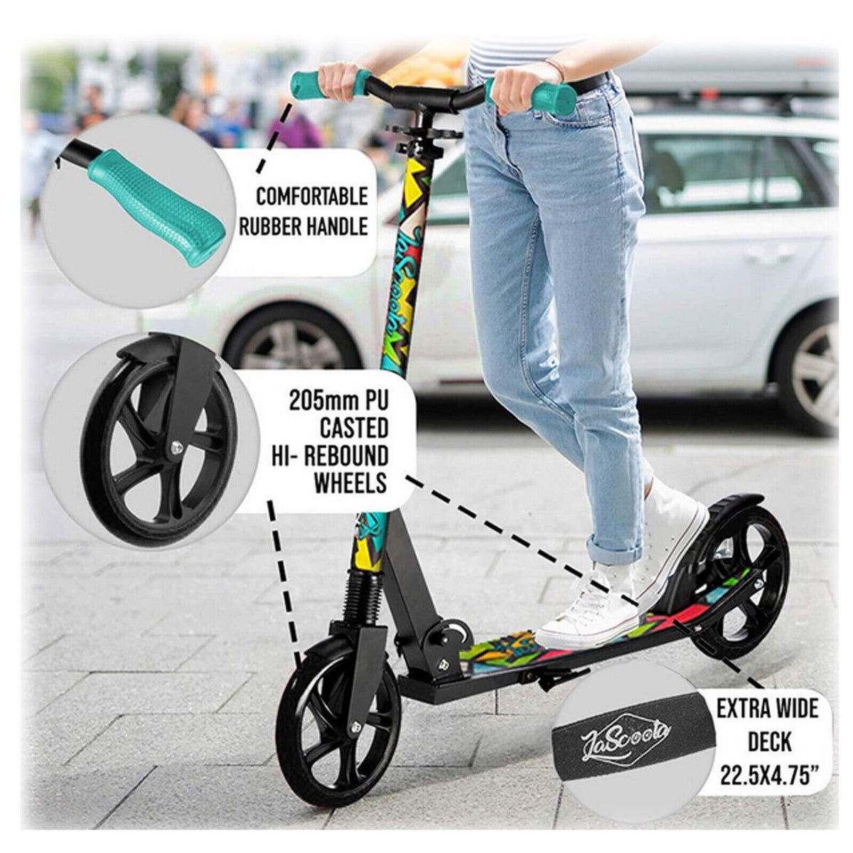 Lascoota Pulse Scooter | Black