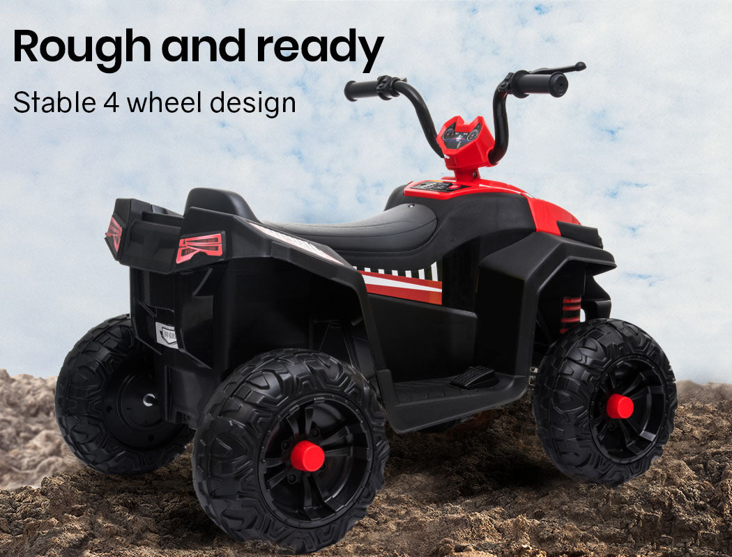 Electric Ride On ATV Quad Bike | Red & Black