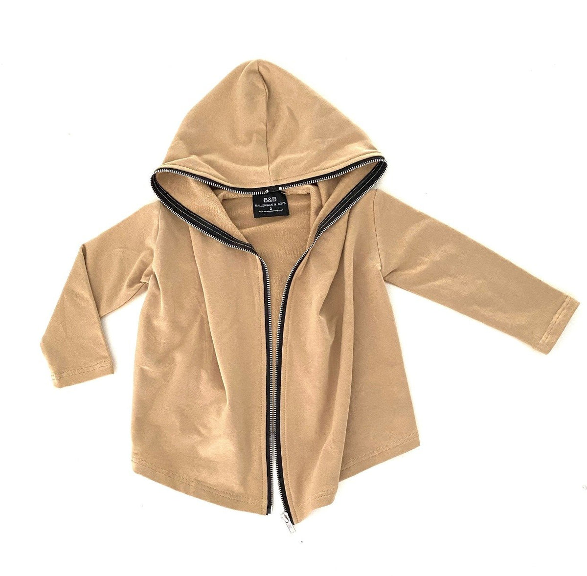 Ballerinas and Boys - Caramel Zipper Jacket