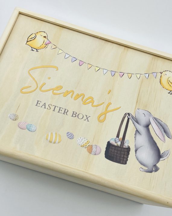 Timber Tinkers - Keepsake Boxes –  Easter Bunny Colour