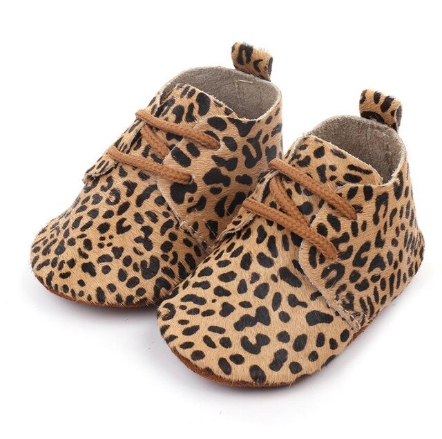 Leopard print best sale baby shoes